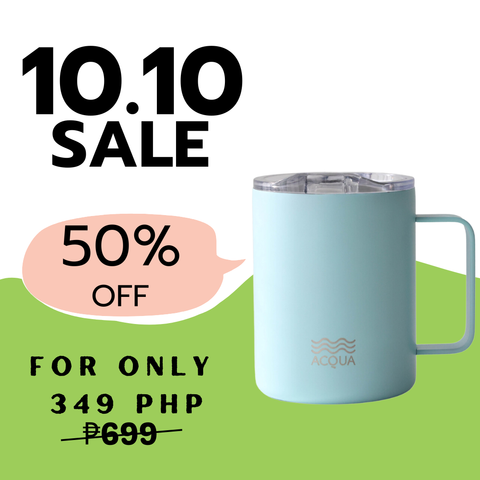 375 ml Seafoam Blue Acqua Mug
