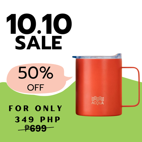 375 ml Cherry Red Acqua Mug
