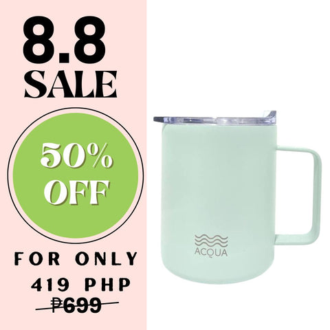 375 ml Seafoam Blue Acqua Mug