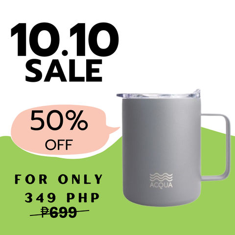 375 ml Ash Gray Acqua Mug