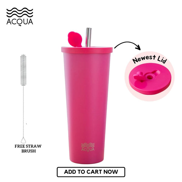 590 ml Barbie Pink Acqua Boba Cup