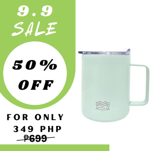 375 ml Seafoam Blue Acqua Mug