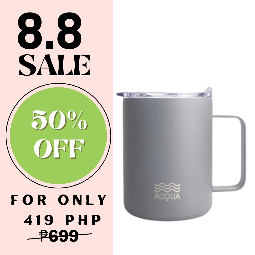 375 ml Ash Gray Acqua Mug