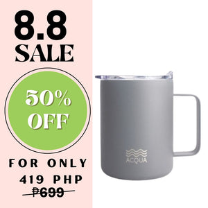375 ml Ash Gray Acqua Mug
