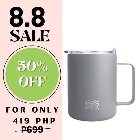 375 ml Ash Gray Acqua Mug