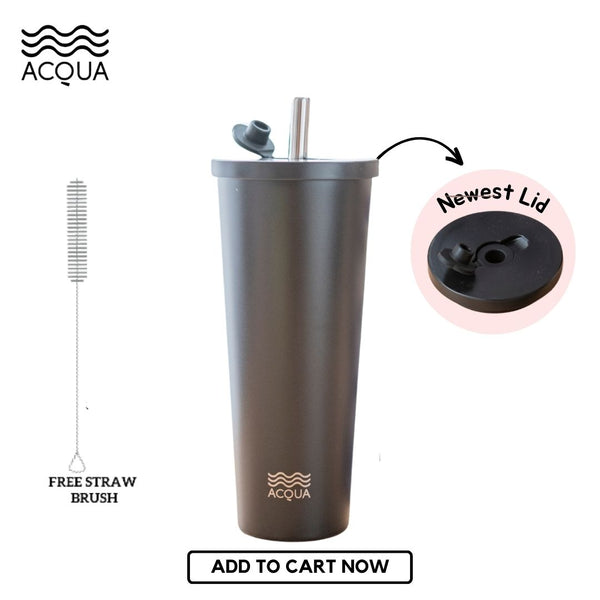 590 ml Charcoal Black Acqua Boba Cup