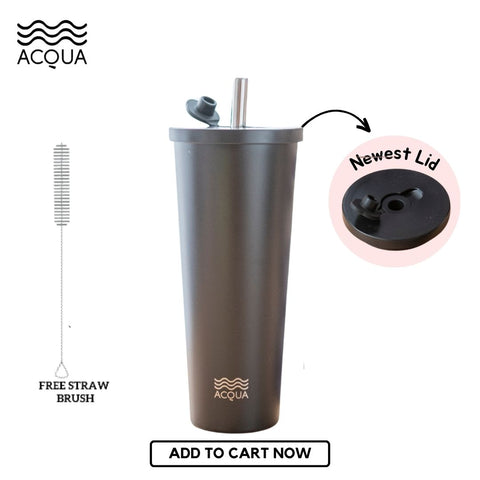 590 ml Charcoal Black Acqua Boba Cup