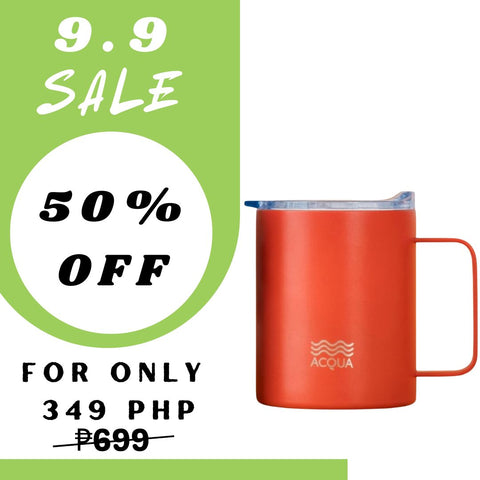 375 ml Cherry Red Acqua Mug