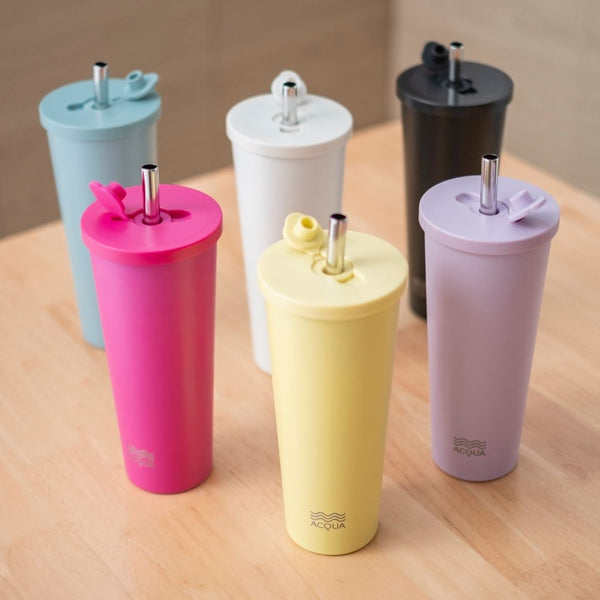 590 ml Charcoal Black Acqua Boba Cup