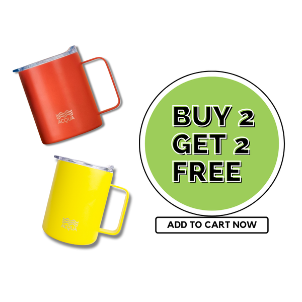 375 ml Cherry Red Acqua Mug