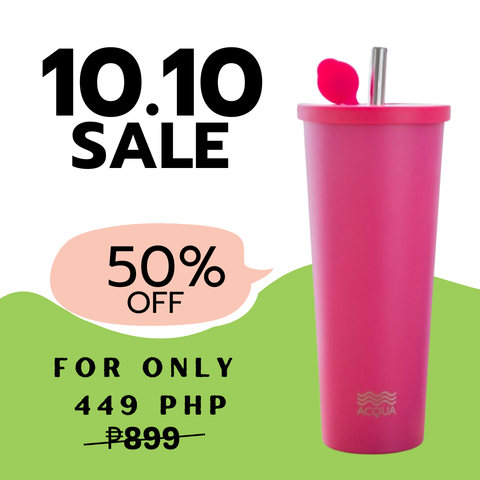 590 ml Barbie Pink Acqua Boba Cup