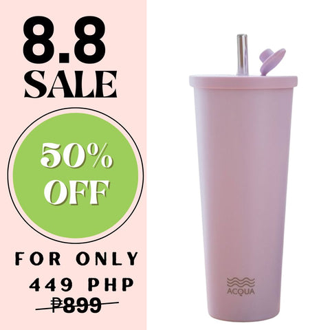 590 ml Lush Lilac Acqua Boba Cup
