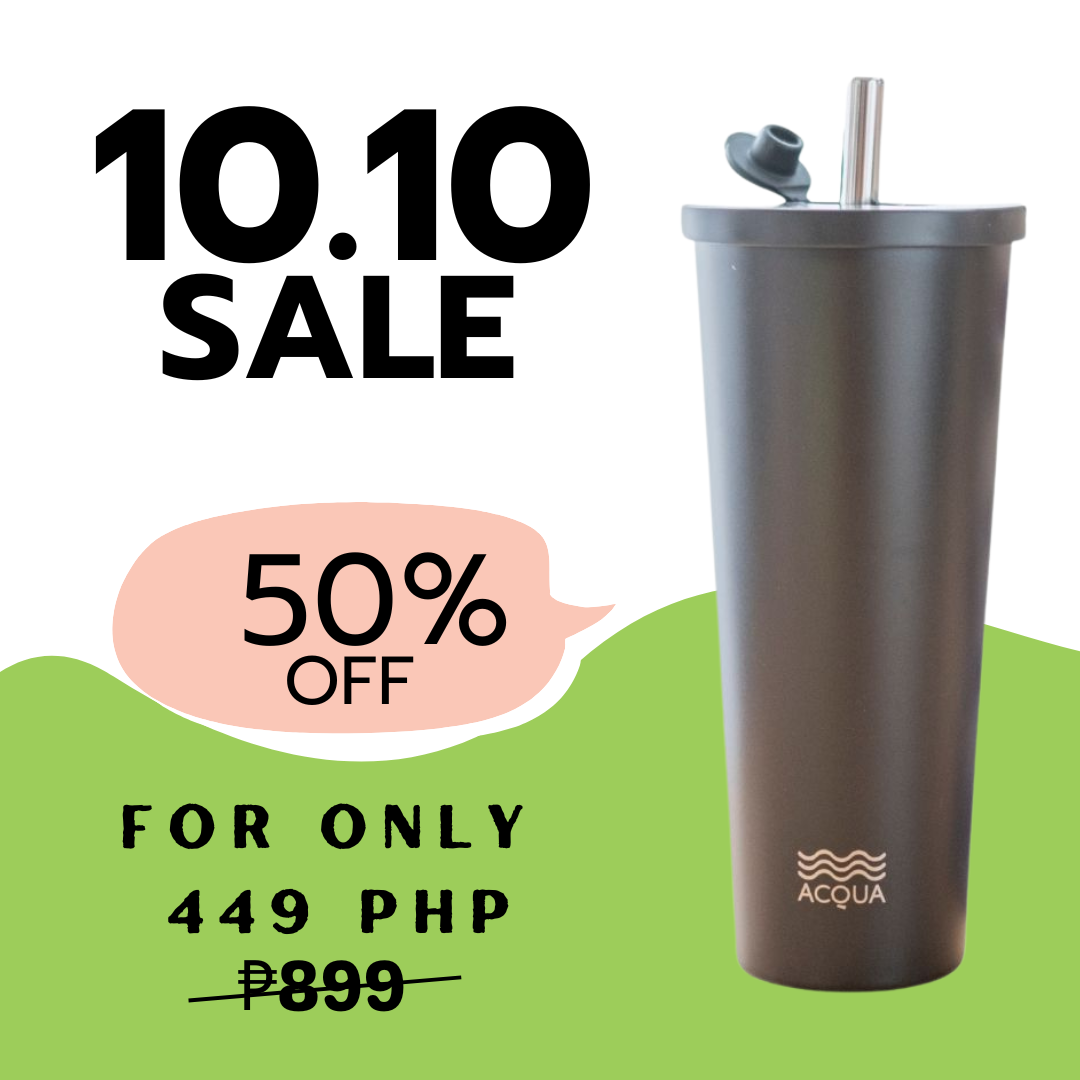 590 ml Charcoal Black Acqua Boba Cup