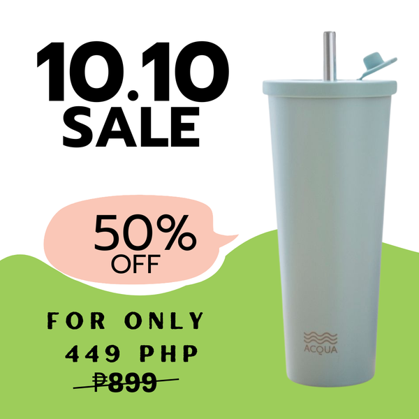 590 ml Sage Green Acqua Boba Cup
