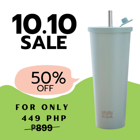 590 ml Sage Green Acqua Boba Cup