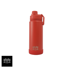 500 ml Bright Coral Orange Acqua Sporty Vacuum Flask