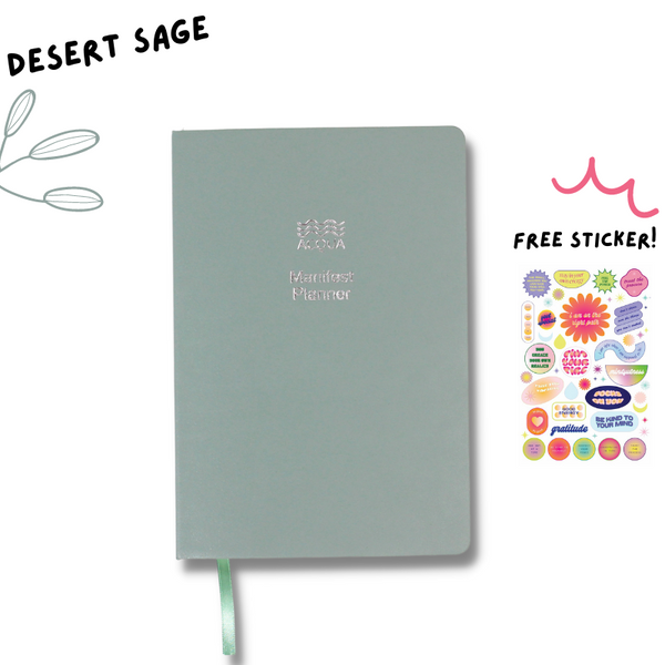 Acqua Manifest Planner in Desert Sage