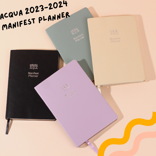 Acqua Manifest Planner in Beach Tan