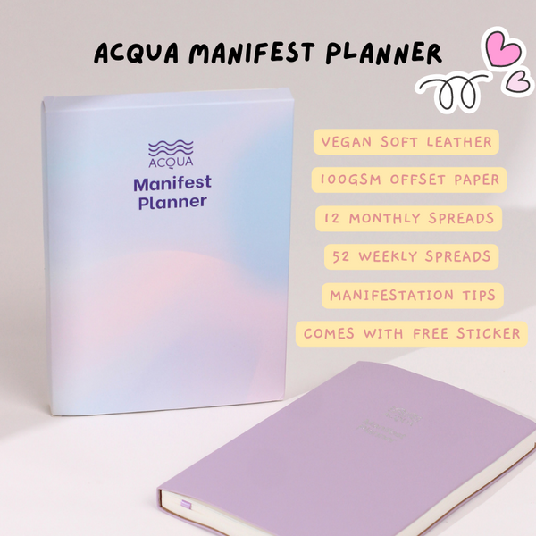Acqua Manifest Planner in Beach Tan