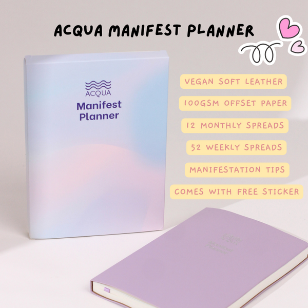 Acqua Manifest Planner Lush Lilac