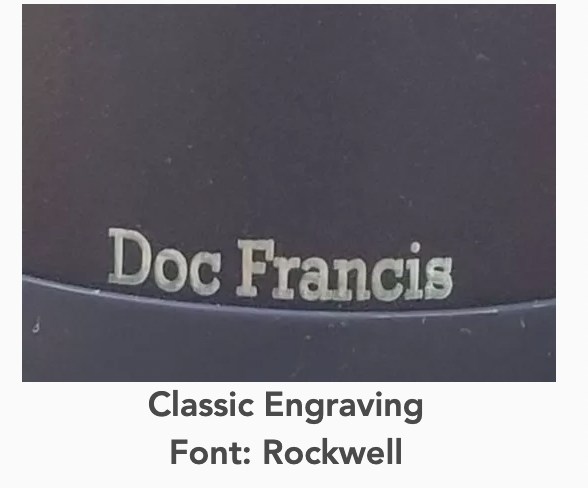 Name Engraving Service (Add-on to Product)